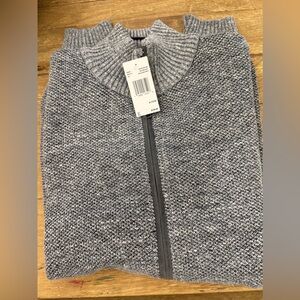 Buffalo David Bitton Men's Gray Zip-Up Sweater